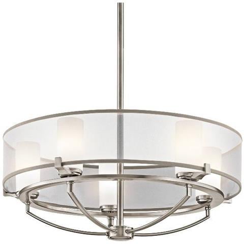 Lampadario A Sospensione A 5 Luci Light Classic Peltro, G9 - Foto 1
