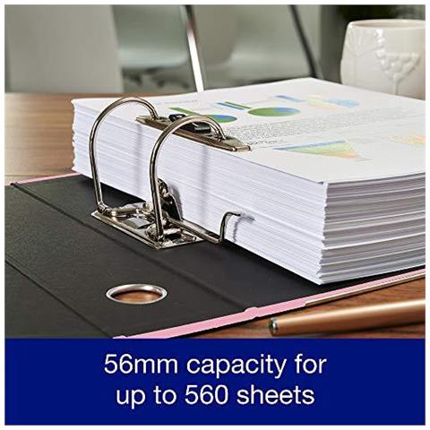 A4 A Leva File Colori Assortiti Confezione Da 3 - Foto 4