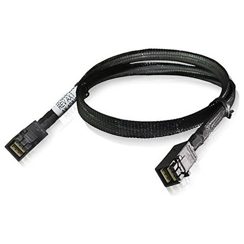 IB-CB011 0.5m 12Gbit / s Nero - Foto 1