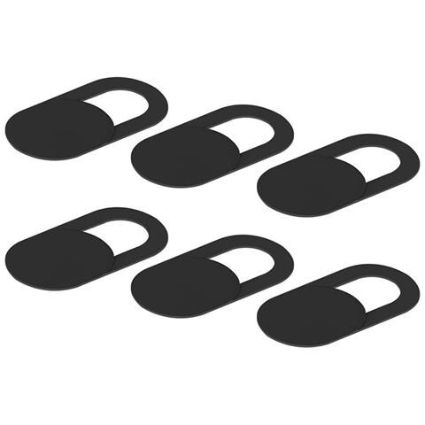 Cadorabo Xyx Copertura Webcam In Nero - Slider Fotografico Universalmente Compatibile Con I Telefoni Cellulari E Con Tutti I Computer Portatili, Notebook, Ecc. - Protezione Della Privacy - Foto 1