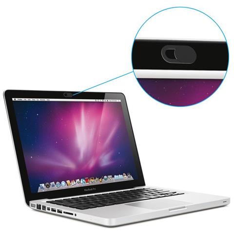 Cadorabo Xyx Copertura Webcam In Nero - Slider Fotografico Universalmente Compatibile Con I Telefoni Cellulari E Con Tutti I Computer Portatili, Notebook, Ecc. - Protezione Della Privacy - Foto 8