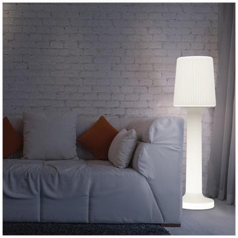 Lampada Da Terra Da Esterni Led Rgbw 12w Carmen 110 Batteria Rgbw Ø310x1100 Mm Pe - Foto 1
