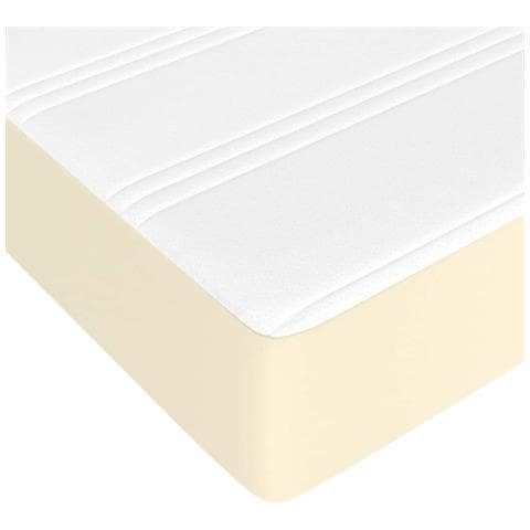 Materasso A Molle Crema 100x200x20 Cm In Similpelle - Foto 2
