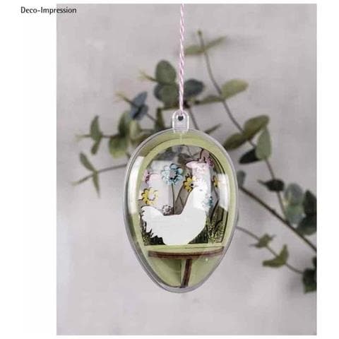 Uovo Di Plastica 8 Cm - Foto 1