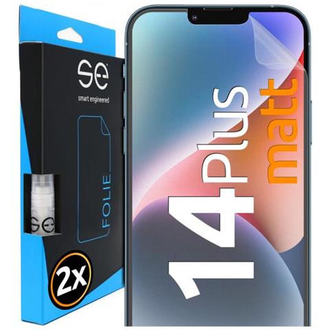 Se0-f0102-0274-22-m Mobile Phone Screen /back Protector Protezione Per Schermo Opaca Apple 2 Pz - Foto 1