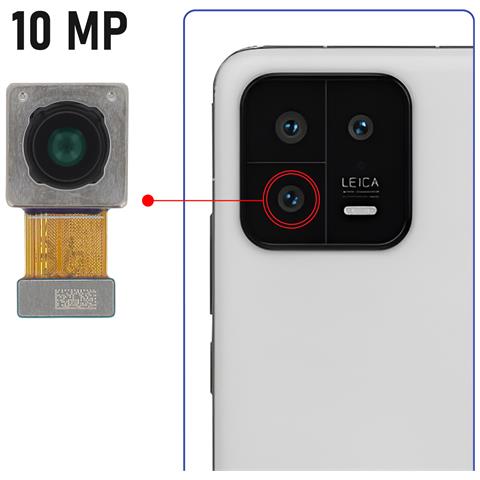Fotocamera Posteriore Per Xiaomi 13 5g Teleobiettivo Zoom 3,2x 10mp - Foto 2