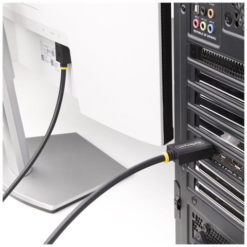 StarTech.com Cavo DisplayPort 2.1 da 1 m, cavo DisplayPort DP80 certificato VESA con UHBR20/HDR /DSC 1.2a /HDCP 2.2, 16K / 8K 60Hz, 4K 240Hz, 80Gbps, cavo DP 2.1, cavo per monitor UHD, M /M - Foto 7