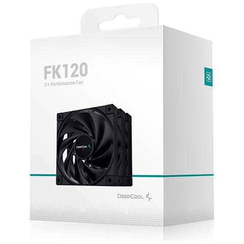 FK120-3 in 1 Processore Ventilatore 12 cm Nero 3 pz - Foto 8