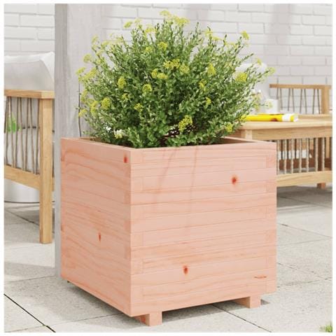 Fioriera Da Giardino 50x50x49,5 Cm In Legno Massello Di Douglas - Foto 1