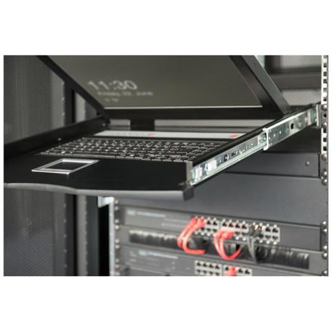 Console Modulare 19"" Hd Lcd Kvm, 8 Porte Cat 5, Tastiera Tedesca - Foto 3