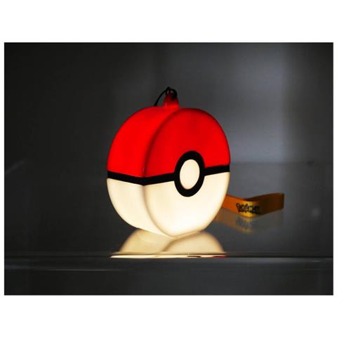 Pokémon Pokeball Diffusore Di Luce Led, Rosso - Foto 2