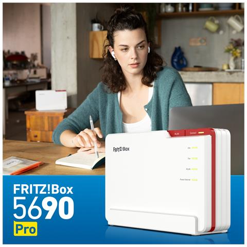 Box 5690 Pro router wireless Gigabit Ethernet Banda tripla (2.4 GHz / 5 GHz / 5 GHz) Bianco - Foto 2