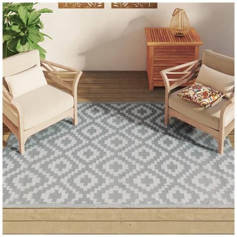 Tappeto Da Esterni Arakil Grigio 140x200 Cm In Pp - Foto 3