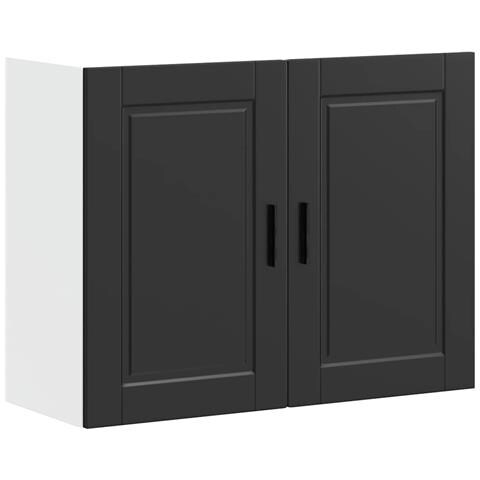 Pensile Da Cucina Porto Nero In Legno Multistrato - Foto 2