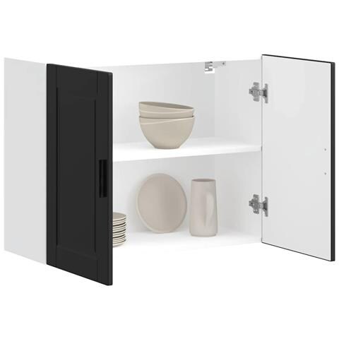 Pensile Da Cucina Porto Nero In Legno Multistrato - Foto 1