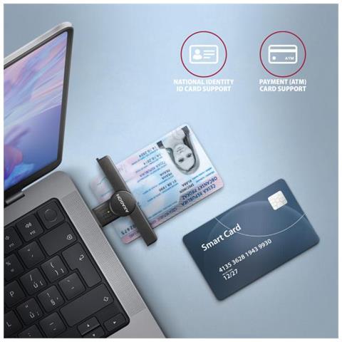 Axagon Cre-smpa Lettore Di Card Readers Usb Usb 2.0 Nero - Foto 2