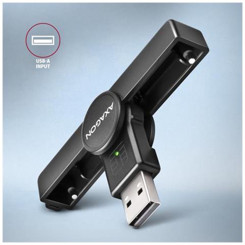 Axagon Cre-smpa Lettore Di Card Readers Usb Usb 2.0 Nero - Foto 3