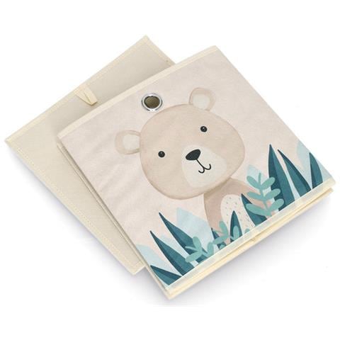 Zeller Present 14479 Deposito Di Giocattolo Cesto Portaoggetti Libera Installazione Beige, Multicolore - Foto 2