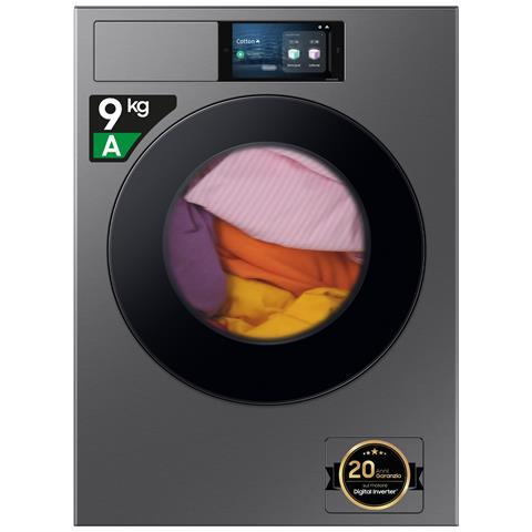 Lavatrice Standard WF90F09C4SU3 BESPOKE AI AI Ecobubble 9 Kg Classe A Centrifuga 1400 giri - Foto 1