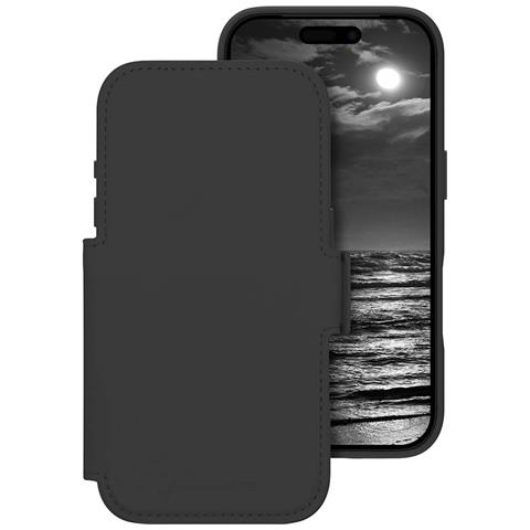Custodia A Portafoglio Con Funzione Stand Per Iphone 17 Pro, Nero - Foto 2