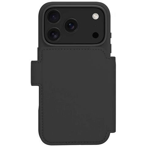 Custodia A Portafoglio Con Funzione Stand Per Iphone 17 Pro, Nero - Foto 1