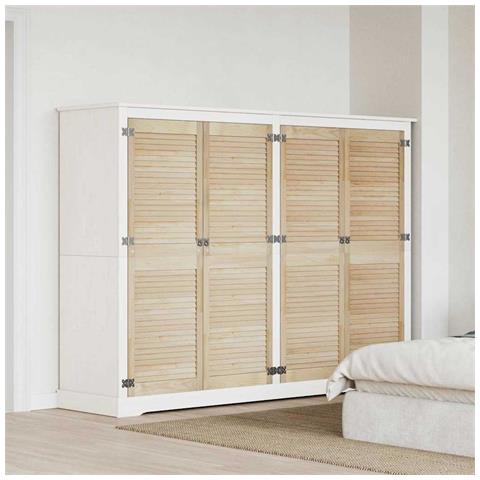 Porta per Armadio 4 pcs Naturale 140.5 x 2.1 x 49.5 cm - Foto 2