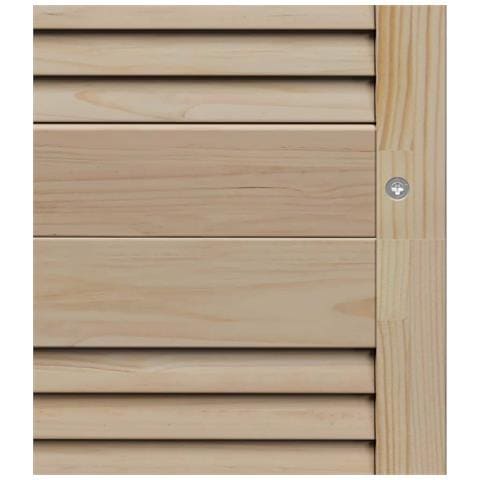 Porta per Armadio 4 pcs Naturale 140.5 x 2.1 x 49.5 cm - Foto 9