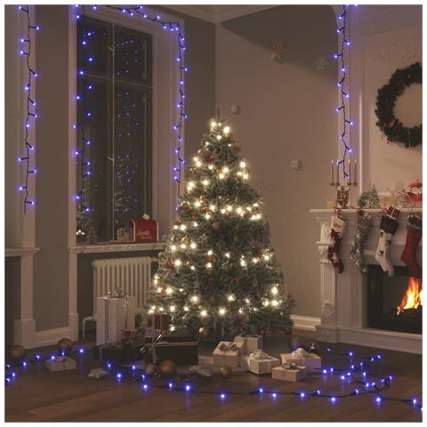 Lusso Casadino - Stringa Led Con 150 Luci Led Blu 15 M In Pvc - Foto 7