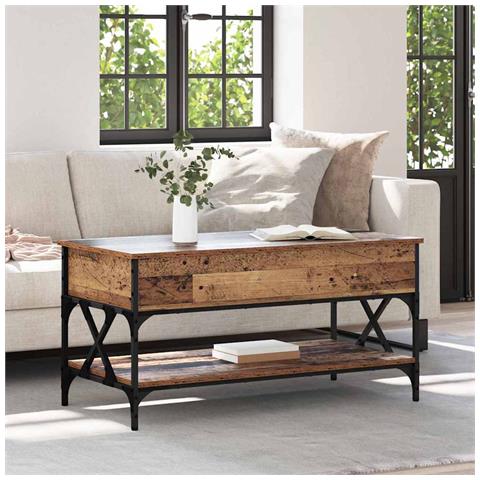 Tavolino da salotto Legno vecchio 100 x 50 x 50 cm - Foto 2