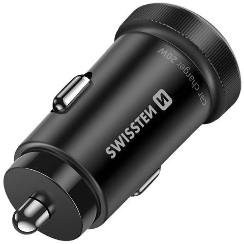 Caricatore Per Auto A Ricarica Rapida 20w 2x Usb-c Power Delivery, Nero - Foto 5