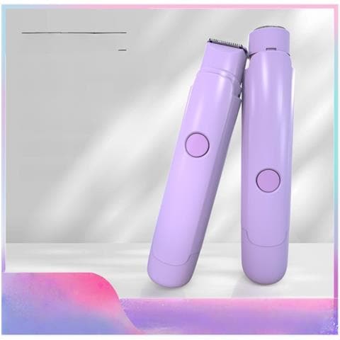 Rasoio Elettrico A Doppia Testina - Wet & Dry, Epilatore Ricaricabile Per Il Corpo Purple - Foto 2