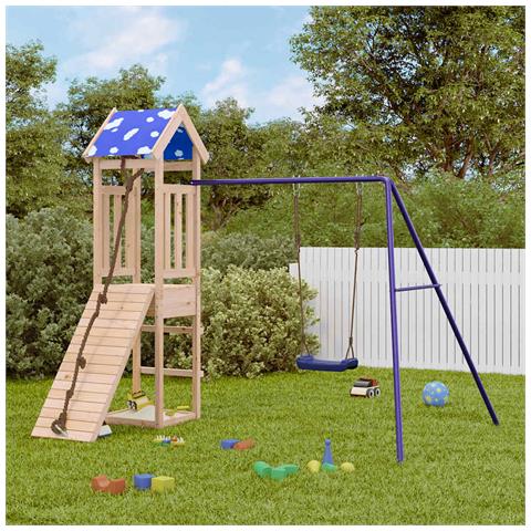 Set da Gioco da Esterno in Legno Massello di Pino - Foto 2