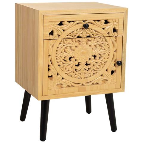 Tavolino In Legno Marrone 45x35x60h Cm - Foto 1