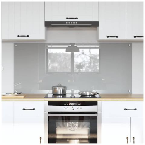 Rivestimento da Cucina 2 pcs Grigio chiaro 70 x 60 cm - Foto 2