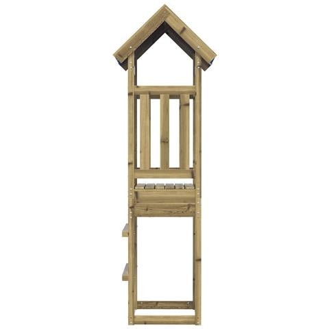 Torre da Gioco Marrone Legno Impregnato Solido - Foto 2