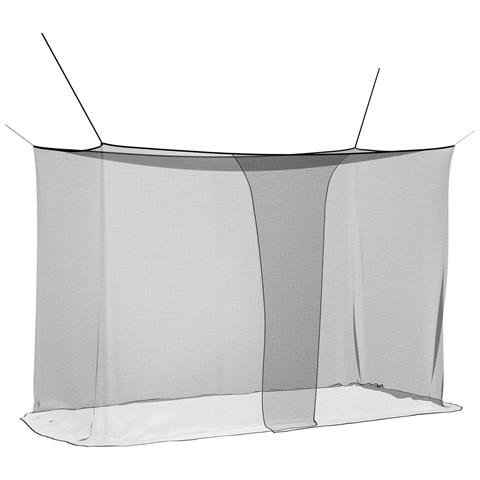 Zanzariera per letto 156 maglia Nero 220 x 100 x 150 cm - Foto 1