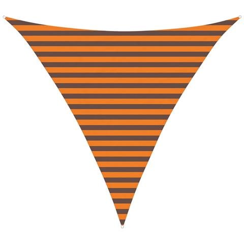 Vela da ombra solare Arancione e Marrone 3 x 3 x 3 m - Foto 1