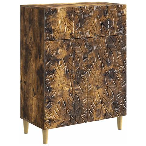 Credenza Rovere Fumo 66 x 34,5 x 90 cm Legno ingegnerizzato - Foto 1