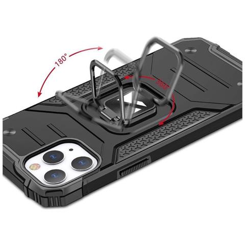 Custodia Ring Armor Con Supporto Resistente E Robusta Per Iphone 13 Pro Max Color Oro Rosa - Foto 7