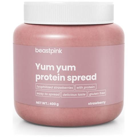 Crema Proteica Spalmabile Yum Yum Senza Zuccheri Aggiunti Fragola 400 G - Foto 1