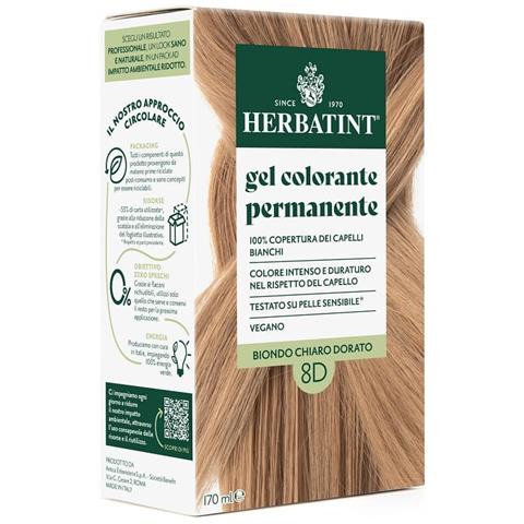 Herbatint 8D Biondo Chiaro Dorato 170 ml - Foto 1