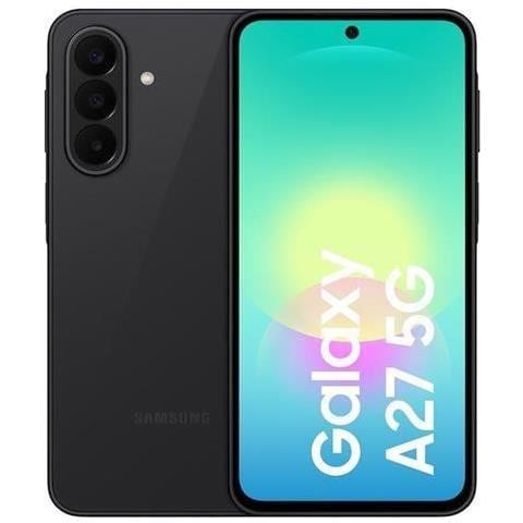 Galaxy A27 5G 256GB 8GB Ram Display 6.7" Super AMOLED FHD+ 120Hz Main Camera 50+5+2MP Selfie 12MP Dual nanoSim (1 eSim) Android 16 Snapdragon 6 Gen3 5000mAh Black | Tim - Foto 1