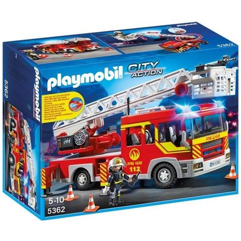 City Action - Autoscala Dei Vigili Del Fuoco Con Luci E Suoni - Foto 2
