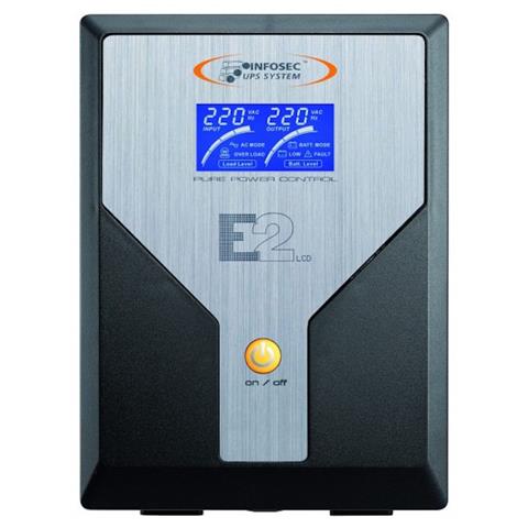 ICUL1000 - Gruppo di Continuità UPS E2 1000VA 4 VDE Nero - Foto 4