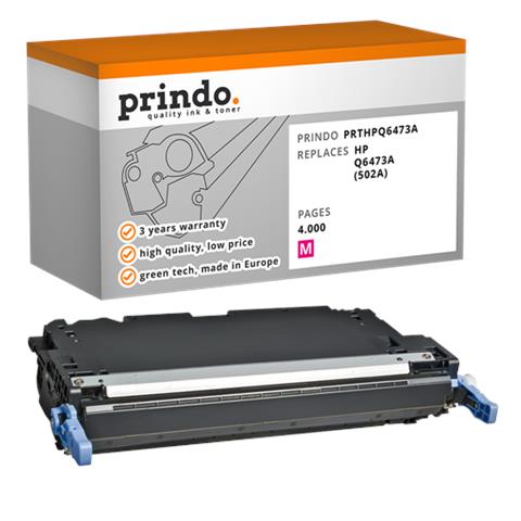 Toner Magenta Prthpq6473a ~4000 Pagine Alternativa Per Hp Q6473a (502a) - Foto 1