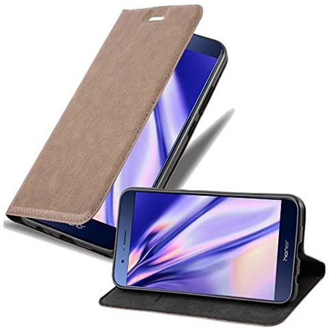 Cadorabo Custodia Compatibile Con Honor 8 Pro In Bruno Caffè - Coperchio Protettiva Con Chiusura Magnetica, Funzione Stand E Tasca Per Le Carte - Foto 1