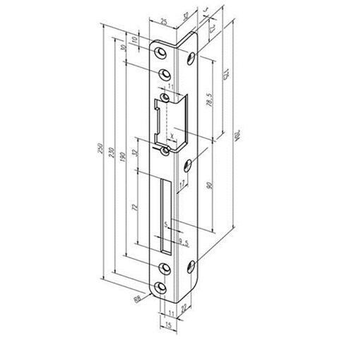 Sicurezza. - Winkelschl. Bl, 69 Din Re, Rifinite Con Fallen-u. rielausschnitt - Foto 1