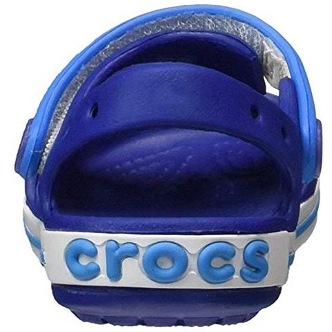Crocs Crocband Sandal Kids, Sandali Con Cinturino Alla Caviglia Unisex - Bambini, Blu (cerulean Blue / ocean), 23/24 Eu - Foto 2