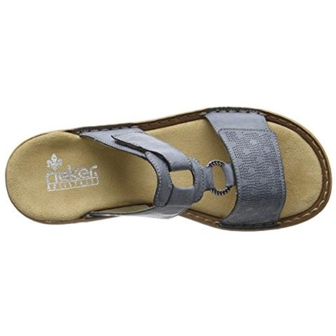 Donna Zoccoli E Sabot 60885, La Signora Mules, Pantofole Da Giardino Della Suola Piattaforma, Azur / 12.40 Eu / 6.5 Uk - Foto 4