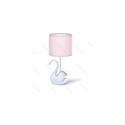 Lampada Da Tavolo Abat Jour Cigno Bianco - Foto 1